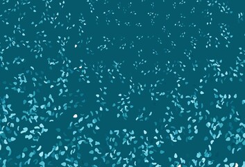 Light BLUE vector texture with random forms.