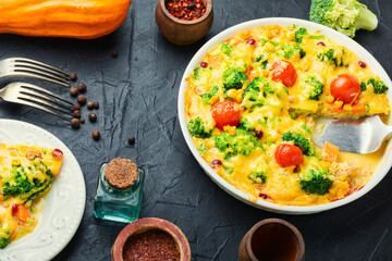 Delicious vegetable casserole