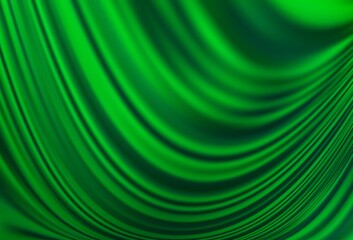 Light Green vector pattern with liquid shapes.