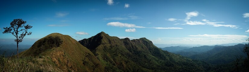 panorama of the mountains