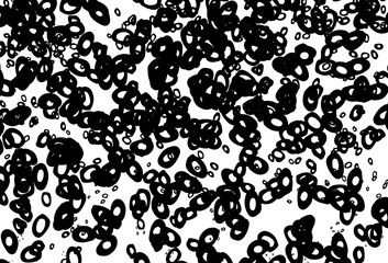 Black and white vector texture with disks.