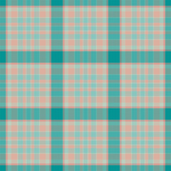 Plaid seamless pattern. Vector background of textile ornament. Flat fabric design.