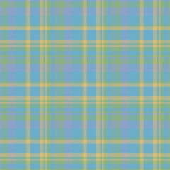 Plaid seamless pattern. Vector background of textile ornament. Flat fabric design.
