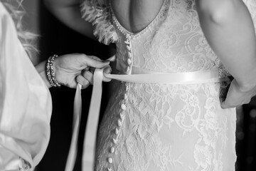 Fiocco del vestito della sposa