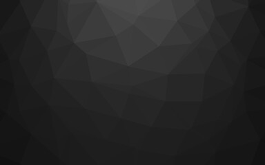 Obraz premium Dark Silver, Gray vector low poly cover.