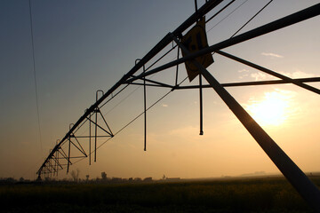 Center pivot irrigation systems.