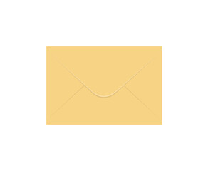 Illustration of envelope in flat minimalism style