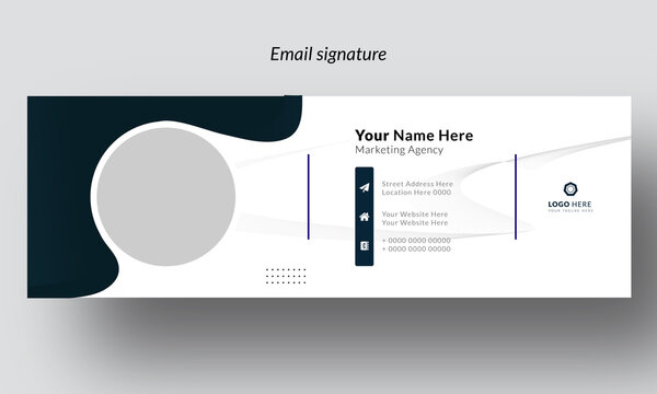 Download 2 209 Best Email Signature Template Images Stock Photos Vectors Adobe Stock