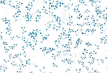 Light blue vector background with abstract forms.