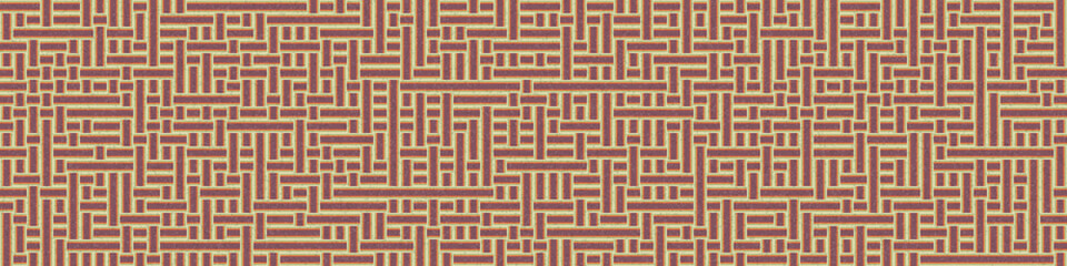 Abstract Geometric Pattern generative computational art illustration