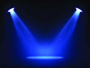 High Quality Realistic Sportlight for your Design . Isolated Vector Elements