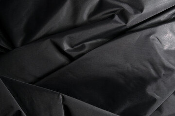 Black canvas fabric texture background