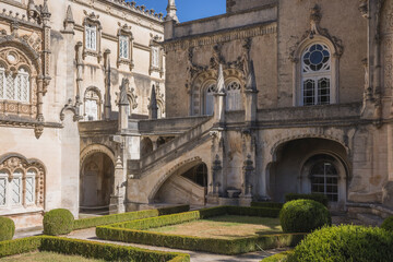 Fototapeta na wymiar Edificio Clásico de Buçaco (Busaco) en Portugal.