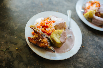 traditional dish in Uganda, Africa