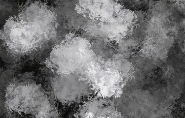 Black or white texture Grange background. Digital painting.