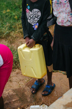 Water cans in Uganda, Africa