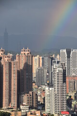 The view of Taipei City