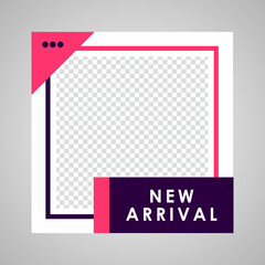 Fototapeta premium Editable Modern Template. Discount Promo Template. Social Media Post Template. Social Media Banner.