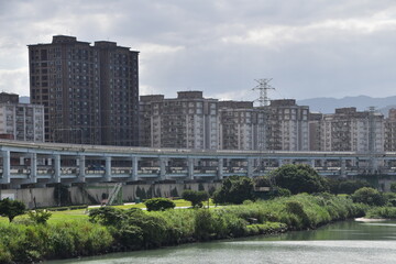 The view of Taipei City
