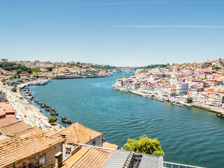 Panoramic view of Old Porto city, Portugal