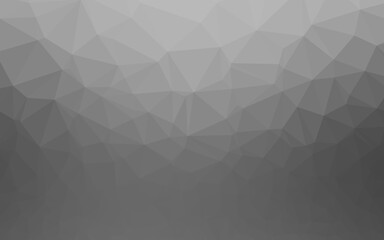 Obraz premium Light Silver, Gray vector triangle mosaic texture.