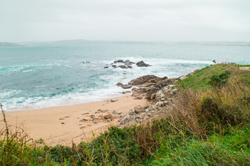 Vista del mar y océano en la orilla paisaje