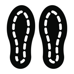 
Trendy vector style of foot pads icon
