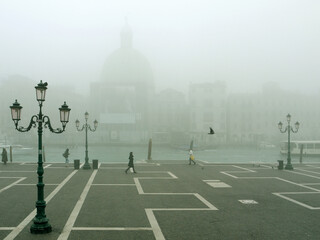Venedig im Nebel - Canale Grande