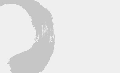 墨で描いた丸のシンプルな和の背景様イラスト