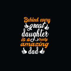 Amazing dad t-shirt design