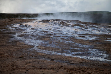 geyser in park national park