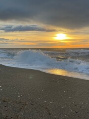 Sunset in Spain coast