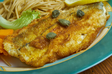 Italian Spaghetti con filetti di merluzzo