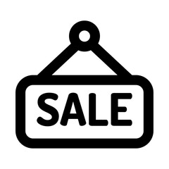 Open sale label icon