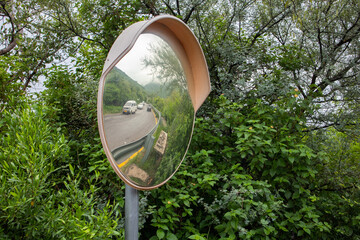 Outdoor Road Traffic Convex Mirror Safety & Security
