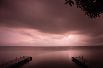 light colors in the pier 