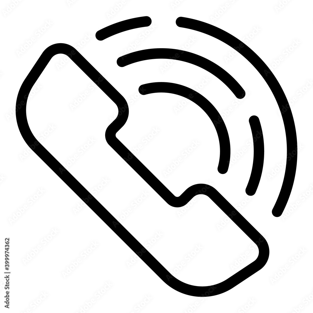 Poster call event icon. outline call event vector icon for web design isolated on white background