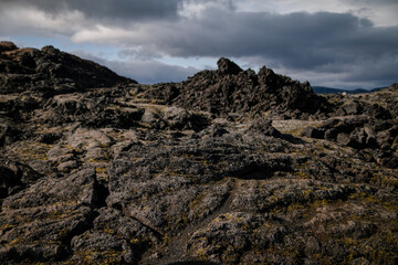 rocks and sky