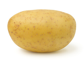 Potato isolated on white background,with clipping path,single.