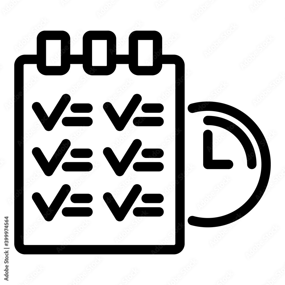 Poster tasks event icon. outline tasks event vector icon for web design isolated on white background