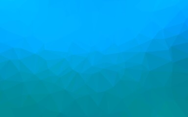 Light BLUE vector low poly layout.
