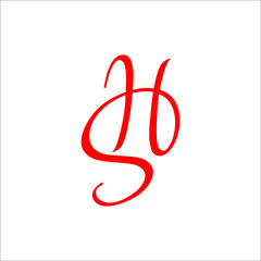 Fototapeta premium SH logo