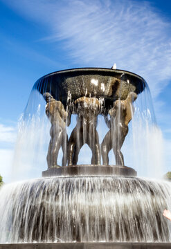 Vigeland Park, or Sculpture Park, probably the most famous park in Norway, 