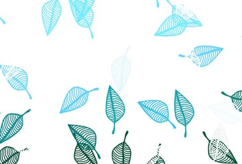 Light Blue, Green vector sketch pattern.