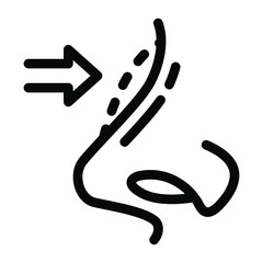 
A perfect icon of nose surgery, rhinoplasty
