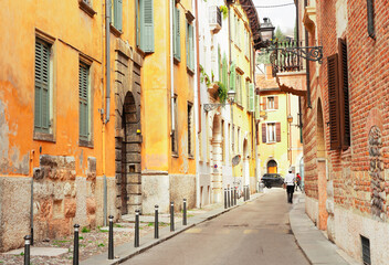 Fototapeta na wymiar old town of Verona, Italy