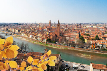 old town of Verona, Italy - obrazy, fototapety, plakaty