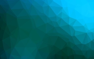 Light BLUE vector abstract mosaic backdrop.