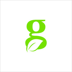 G leaf logo design