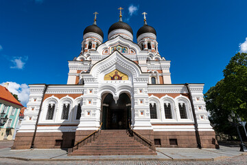 Alexander Nevsky Cathedral, Upper Town, UNESCO World Heritage Site, Tallinn, Estonia